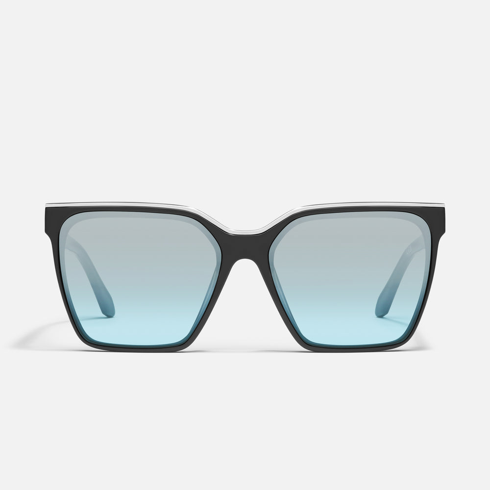 BLACK/SILVER TURQUOISE FLASH